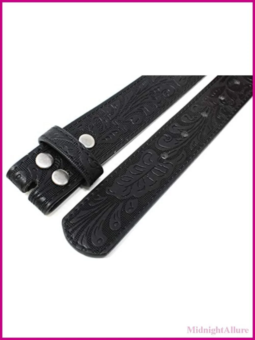 Womens Leather Western Belt Strap 1.25
